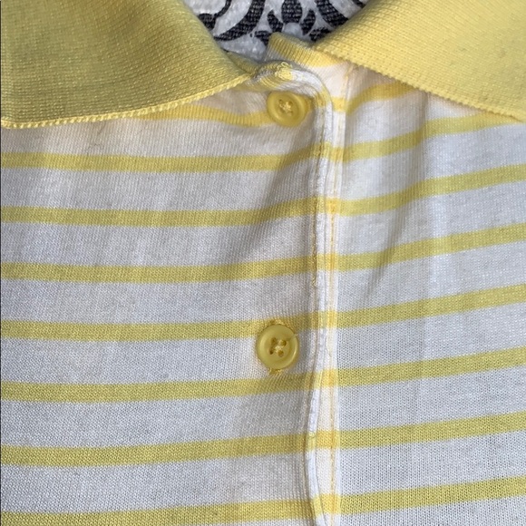 Fossil White & Yellow Stripes Collared Shirt *2 for $5* - Picture 6 of 8